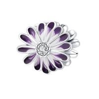 ราคา 100 925 Sterling Silver Pendant Sparkling Snowflake Rose Daisy Flower Bee Clip Charm Bead Fit Original Pandora Bracelet Jewelry (21480732019)