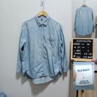 ราคา เสื้อยีนส์ old navy เสื้อเชิ๊ตยีนส์มือสอง ตัวละ 120 บาทจ้า เสื้อยีนส์ เสื้อโอเวอร์ไซส์ เสื้อยีนส์ตัวใหญ่ เสื้อเชิ้ตยีนส์ตัวใหญ่ เชิ้ตยีนส์ เสื้อคนอ้วน เสื้อผ้ามือสอง งานแบรนด์ยุโรป (22167218013)