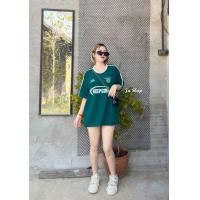 ราคา มินิเดรสคอกลม OVER SIZE สกรีนลายสุดฮิต ผู้หญิงผู้ชายใส่ได้ (21406981265)