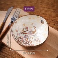 ราคา ชามกะลามะพร้าว ถ้วยกะลามะพร้าว ชามใส่ไอศกรีม ถ้วยสมูทตี้โบลว์ ชามภาชนะบรรจุอาหาร ข้าวโอ๊ต ชามขนมหวานติดเปลือกหอย ชามเชลล์ (21986558718)