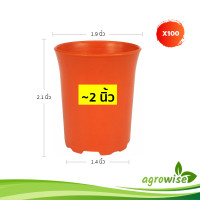 ราคา กระถางต้นไม้สวยๆ กะถางต้นไม้ กระถาง กระถางดำ 3 นิ้ว สีดำ กระบองเพชร ไฮโดร 100 ชิ้น (22071582039)