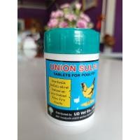 ราคา UNION SULFA ยูเนี่ยนซัลฟา สำหรับไก่ชน กระปุก 100 เม็ด (22209121739)