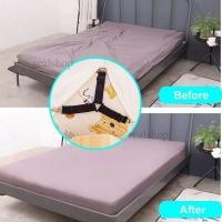 ราคา สายรัดผ้าปูที่นอน สายรัดมุมเตียง 1ชุดมี 4ชิ้น สายรัดที่นอน ยางรัดมุมเตียงนอนให้ตึง สายรัดผ้าปูเตียง ที่ดึงเตียง (17551564673)
