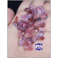 ราคา สปิเนลพม่า Spinel ชุด 20 กรัมสีชมพูหวาน คุณภาพเนื้อใสๆ ทรงค่อนข้างสมบูรณ์ ราคา ถุง 20 กรัม 99 บาท (7729072918)
