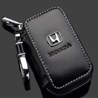 ราคา กระเป๋าใส่พวงกุญแจซิปหนัง PU สีดำที่จับกรอบกุญแจรีโมทรถยนต์ FTU สำหรับกุญแจรีโมทและกุญแจบ้าน (21625224810)