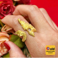 ราคา แหวนทองเหลืองพญานาค ไม่ได้ชุบ ฟรีไซส์ ปรับขนาดได้ ทองเหลืองโบราณ งานดิบ เสริมอำนาจบารมี รูปถ่ายจากสินค้าจริง พร้อมส่ง (21856606035)