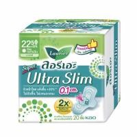 ราคา ลอรีเอะ ซูเปอร์อัลตร้าสลิม กลางวัน ยาว 22 5 ซม และ แบบกลางคืน ยาว 30 ซม Laurier Super Ultra Slim ผ้าอนามัยแบบบาง 0 1 ซม (22264070830)