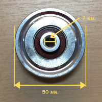 ราคา ล้อประตูยืด 2นิ้ว ร่องฉาก ลูกล้อประตูยืด ล้ออย่างดี ล้อลูกปืนญี่ปุ่น (21573771186)