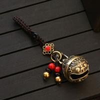 ราคา MING1996 พวงกุญแจ วินเทจ พวงกุญแจรถกระดิ่งทองเหลือง ทองเหลืองเบิ้ล กระดิ่งมีกระดิ่ง พวงกุญแจรถเชือกทำด้วยมือ ที่แขวนแขวน สไตล์ชนเผ่า พวงกุญแจกระดิ่งมนต์ สำหรับผู้หญิง (21664433067)