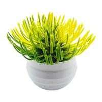 ราคา HONGXIA บอนไซประดิษฐ์ตั้งโต๊ะพลาสติกแบบสมจริงสดใสปลอมหญ้าบอนไซอุปกรณ์ทำสวนบอนไซเทียมไม่ทำให้รดน้ำ (22240266324)