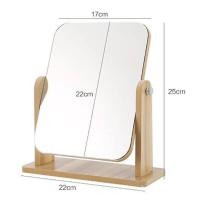 ราคา กระจก กระจกตั้งโต๊ะ กระจกไม้มินิมอล กระจกแต่งหน้า กระจกมินิมอล สไตล์เกาหลี กระจกเงา ตั้งโต๊ะ กระจกแต่งหน้าตั้งโต๊ะ (16367599013)