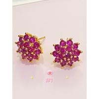 ราคา ต่างหูห่วงทอง ต่างหูทองชุบ (21579367987)