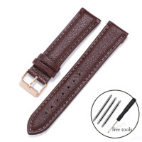 ราคา Qinband นาฬิกาข้อมือสายหนังสายรัดข้อมือสากลอะไหล่สายรัดข้อมือแบบมีหัวเข็มขัดอุปกรณ์เสริม16Mm 18Mm 20Mm 22Mm (17835196737)