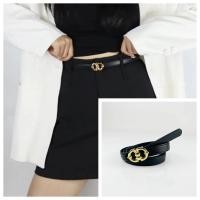 ราคา พร้อมส่ง เข็มขัด สไตล์เรียบง่าย สไตล์เกาหลี แฟชั่นสำหรับผู้หญิง หัวเข็มขัดสีทอง เข็มขัดหนังpu yp95 (21361004078)