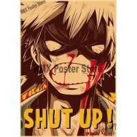 ราคา POP Anime My Hero Academia โปสเตอร์ Retro กระดาษคราฟท์ Izuku Deku โปสเตอร์ Wall Art Decor Home Room Bar Cafe Art ภาพวาดของขวัญ (16137880061)