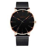 ราคา Geneva นาฬิกาข้อมือควอตซ์แฟชั่น สไตล์ใหม่ เรียบง่าย สไตล์นักธุรกิจ สําหรับผู้ชายและผู้หญิง (18328853399)