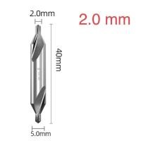 ราคา ดอกนำศูนย์ HSS 60องศา สีเงิน CENTER DRILL HSS 1มิล 5มิล (21602951713)