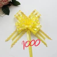 ราคา ยกแพ็ค10ชิ้น ขนาด5cm โบว์รูด แฟนซี ริบบิ้นรูด โบว์ติดของขวัญ โบว์ผีเสื้อ (22099620308)