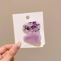 ราคา 2 ชิ้นน่ารักชนกันกิ๊บสีผมสำหรับผู้หญิงรูปไข่ Acetate Bang Clip คลิปปากเป็ดสาวกิ๊บอารมณ์ Headwear เครื่องประดับผม (22107439963)