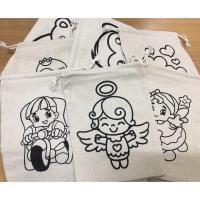 ราคา ถุงผ้าดิบ ระบายสี ลายการ์ตูน เพ้นท์ถุงผ้า 1 Eco Bag No co (9977094515)