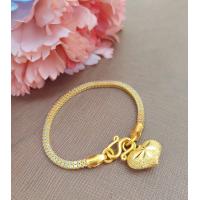 ราคา สร้อยข้อมือทองคำแท้96 5 งาน2สี นน 1บาท มีใบรับประกัน (19521959171)