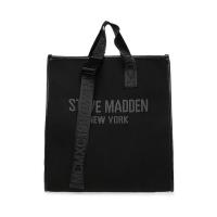 ราคา Steve Madden รุ่น BDEREK กระเป๋าทรงโท้ทผู้หญิง สีดำ สีดำ (21679060086)