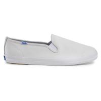 ราคา Keds รุ่น Champion Core Slip On Leather รองเท้าผ้าใบหนัง ผู้หญิง สี WHITE WH48600 (21857260963)