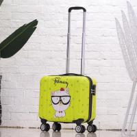 ราคา กระเป๋าลากมินิกระเป๋าลากขนาดเล็กกระเป๋าลากสำหรับนักเรียนหญิงกล่องขึ้นเครื่อง18นิ้ว16นิ้วล้อลากเบาพิเศษสำหรับเด็ก (14563407511)