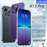 ราคา VIVQ A13 Pro สมาร์ทโฟน 7 3 นิ้ว RAM 16GB ROM 512GB โทรศัพท์นักเรียนกล้อง HD สมาร์ทโฟน Android 6800mAh อายุการใช้งานแบตเตอรี่ยาวนานโทรศัพท์ราคาถูก (21199108369)