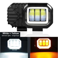 ราคา Aitemay ไฟ Led ทรงสี่เหลี่ยมสำหรับรถยนต์4นิ้วไฟขับรถตานางฟ้า6000K สำหรับรถยนต์รถบรรทุกของเล่นเรือ UAZ ATV 12V 24V (18673954471)