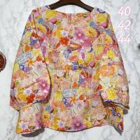 ราคา เสื้อคอปาดตีจีบหน้า แขนบอลลูนแขนส่วนเสื้อลินินงานพรีเมียม ผ้าลินินแท้100 ผ้าลินินเนื้อนุ่มใส่สบายมากค่ะ เสื้อคอปาดตีจีบ (22199500776)
