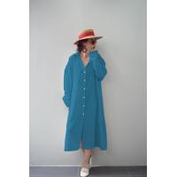 ราคา พร้อมส่ง เดรสเชิ้ตแขนยาว คอปกสาวอวบ Free size 36 52 นิ้ว ใส่ได้ ใส่สวย หน้าผ้า 52 นิ้ว ผ้าด็อบบี้พิมพ์ลาย (21409521095)