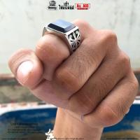 ราคา แหวนเงินนิลดำ รุ่น1 นิยม ขายดี เนื้องานสแตนเลสแท้ 100 (1375296752)