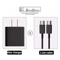 ราคา AppleHome ชาร์จเร็วสุด ชุดชาร์จ ที่ชาร์จซัมซุง ของแท้ Samsung 5A 45w สายชาร์จ Type C C หัวชาร์จ สาย ชาร์จ Super Fast Charger รับประกัน1ปี (22177638504)