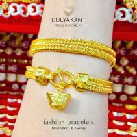 ราคา เลสข้อมือ เศษทองคำแท้ แพเบนซ์ หนัก 2 5บาท ยาว 6 8 นิ้ว ข้อมือทอง เหลดข้อมือ สร้อยข้อมือแบบลิงค์ทองเหมือนแท้ ทองไม่ลอกไม่ดำ ทองปลอมไม่ลอก (19641045930)