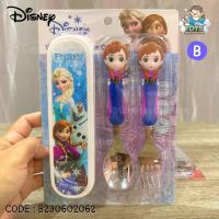 ราคา พร้อมส่งในไทย ช้อนส้อมเด็ก ช้อนส้อมพร้อมกล่อง ช้อนส้อมพกพา สำหรับเด็ก ลายการ์ตูน Disney Mickey Minnie Mouse Frozen Cars B230602062 (19485136608)