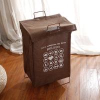 ราคา ตะกร้าผ้าโครงเหล็ก ตะกร้า ตะกร้าพับเก็บได้ ตะกร้าใส่ผ้าเตรียมซัก ตะกร้าเอนกประสงค์ ตะกร้าโครงเหล็กมีฝาปิด (16480480560)