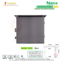 ราคา NANO ตู้กันน้ำพลาสติกทึบ มีที่กันฝน รุ่น NANO 101W NANO 101G NANO 102W NANO 102G NANO 103W NANO 103G (12587355809)