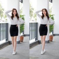 ราคา เสื้อแขนยาวหญิงนักศึกษา เสื้อนักศึกษาหญิงแขนยาว รอบอก 32 48 แขนยาวหญิง สีขาวนวล ขาวสว่าง สีโอโม่ (21349190696)