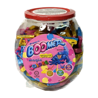 ราคา หมากฝรั่ง บูมเมอร์ BOOMER MAGIC COLOR ขนาดสุทธิ 730 กรัม บรรจุ 150 ชิ้น (17081007511)