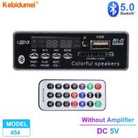 ราคา Kebidumei เครื่องเล่น MP3ไร้สายบลูทูธ5 0บอร์ดเครื่องถอดรหัส MP3สำหรับรถยนต์วิทยุ FM เพลง USB โมดูลเสียงสำหรับลำโพง LED ดิจิตอลพร้อมรีโมท (21397996436)