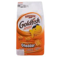 ราคา เปปเปอร์ริดจ์ฟาร์ม แครกเกอร์ปลาทองรสชีสเชดดาร์ Pepperidge Farm Goldfish Cheddar Cheese Crackers 187g (15645465138)
