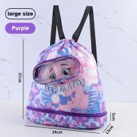 ราคา กระเป๋ากันน้ำ กระเป๋าว่ายน้ำเด็ก ด้านล่างมีช่องใส่รองเท้า แว่นตาว่ายน้ำ กระเป๋าใส่ชุดว่ายน้ำswimming bag แยกส่วนเปียกและแห้ง กันน้ำPVC ถุงใส่ชุดว่ายน้ำ (21593066288)