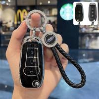 ราคา ปลอกกุญแจรถยนต์ แบบพับได้ สําหรับ ford พวงกุญแจรถยนต์ FORD ปลอกกุญแจ RANGER XLT เคสกุญแจรถ everest (22062510910)