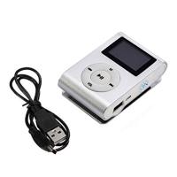 ราคา เครื่องเล่นเพลงแบบพกพา MP3เครื่องเล่นเพลงดิจิตอลหน้าจอ LCD คลิปขนาดเล็ก MP3พร้อมช่องเสียบ TF S D เครื่องเล่นเพลงโลหะพร้อมพอร์ตหูฟังและสาย USB (10382043370)
