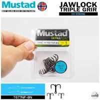 ราคา ตัวเบ็ด 3 ทาง Mustad JAWLOCK TRIPLE GRIP TG77NP BN (17406109120)