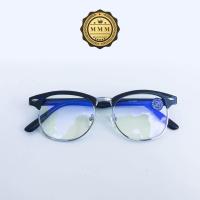 ราคา แว่นกรองแสง แว่นตากรองแสง กรองแสงคอม กรองแสงมือถือ Anti Blue Light ถนอมสายตา กันแดด ป้องกันรังสี UVA UVB UV400 กรอบครึ่งเฟรม (15940526067)