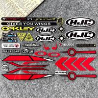 ราคา สติกเกอร์หมวกกันน็อคสะท้อนแสงกระจกหน้ารถหมวกกันน็อคติดขอบเลนส์ GP Decals อุปกรณ์แข่งรถมอเตอร์ไซค์สำหรับ Arai SHOEI HJC KYT (21386570996)