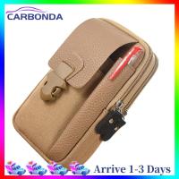 ราคา Men Outdoor Sports Waist Bag Canvas Solid Business Belt Mobile Phone Pouch (21939004173)