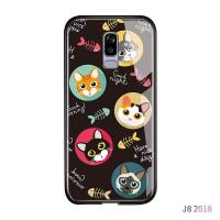 ราคา เคสมือถือเคสโทรศัพท์เคส Samsung Galaxy J7 Pro J7 2017 j730 J7 Prime J7 Plus J7 C8 j7310 C7 2017 หรูหราน่ารักสาวการ์ตูนแมวสัตว์เลี้ยงคิตตี้มันวาวปลอกโทรศัพท์กรณีกันกระแทกกระจกปกหลัง (892222663)